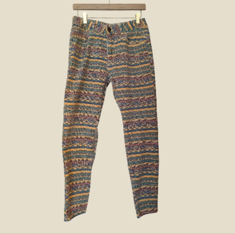 Multicolor Patterned Jeans